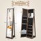 FreeStanding Lockable Jewelry Storage Organizer with Full-Length Mirror